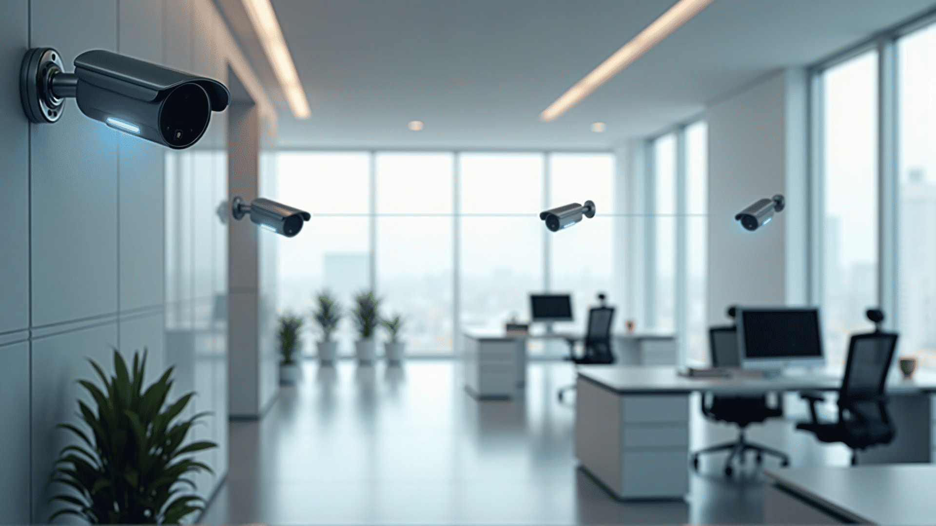 AI security camera network